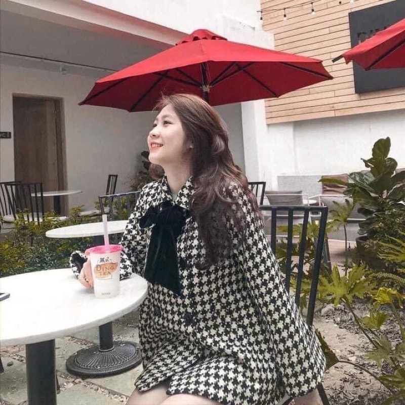 ÁO DẠ ZÍC ZẮC PHỐI CỔ NƠ * HÀNG QC LOẠI 1*