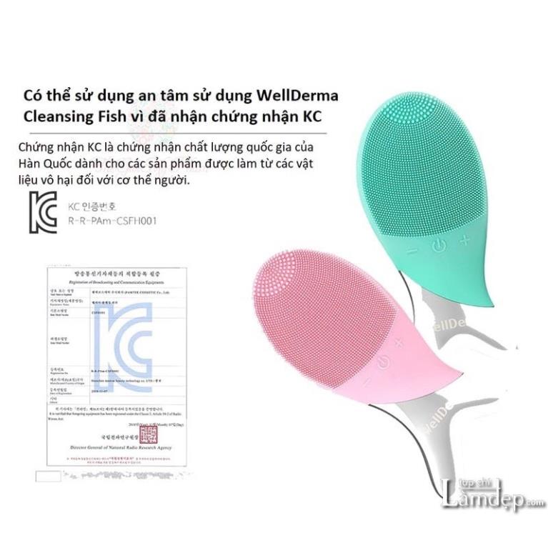 Máy rửa mặt con cá Wellderma - Hàng chính hãng Hàn Quốc