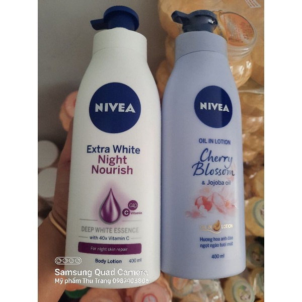 Dưỡng Thể Nivia Vòi 400ml