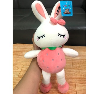 🟢 Gấu bông, thú nhồi bông thỏ cam - hồng 🥰