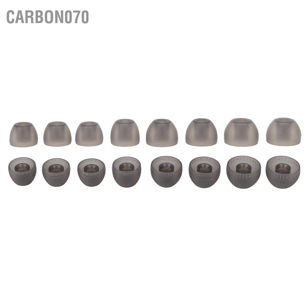 Carbon070 8 miếng đệm tai bằng silicon thay thế Giảm tiếng ồn Tai nghe thoải mái cho Sony WF ‑ 1000XM3 1000XM4