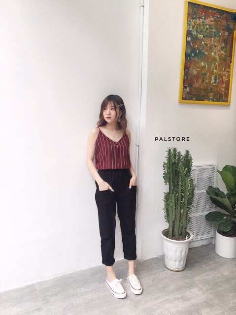 Quần Kaki Baggy túi hộp