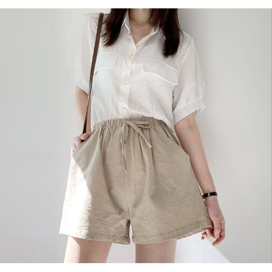 [BÁN VÌ YEU THÍCH] Quần Đùi Đũi Nữ - Quần Short Nữ Siêu Mát Cực Chất - Chất Đũi Xịn | BigBuy360 - bigbuy360.vn