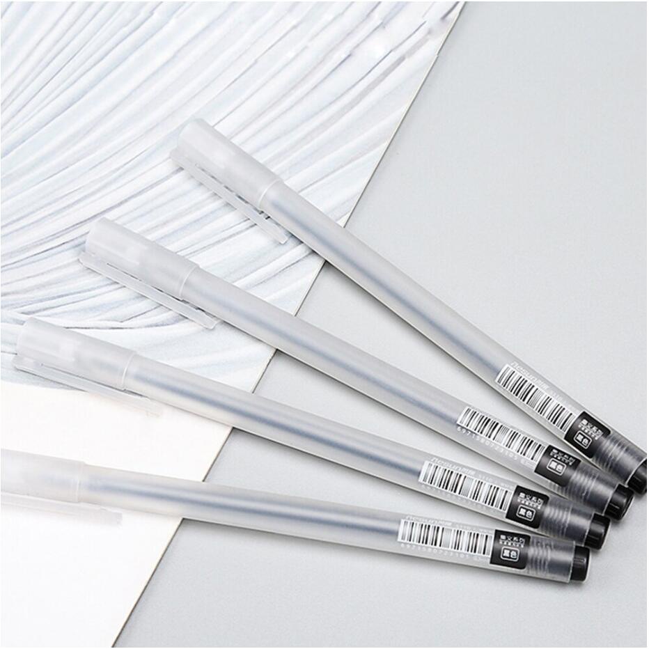 MUJI Bút gel Mực Đen Ngòi 0.5mm Màu Đỏ/Xanh Dương/Đỏ/Xanh Dương