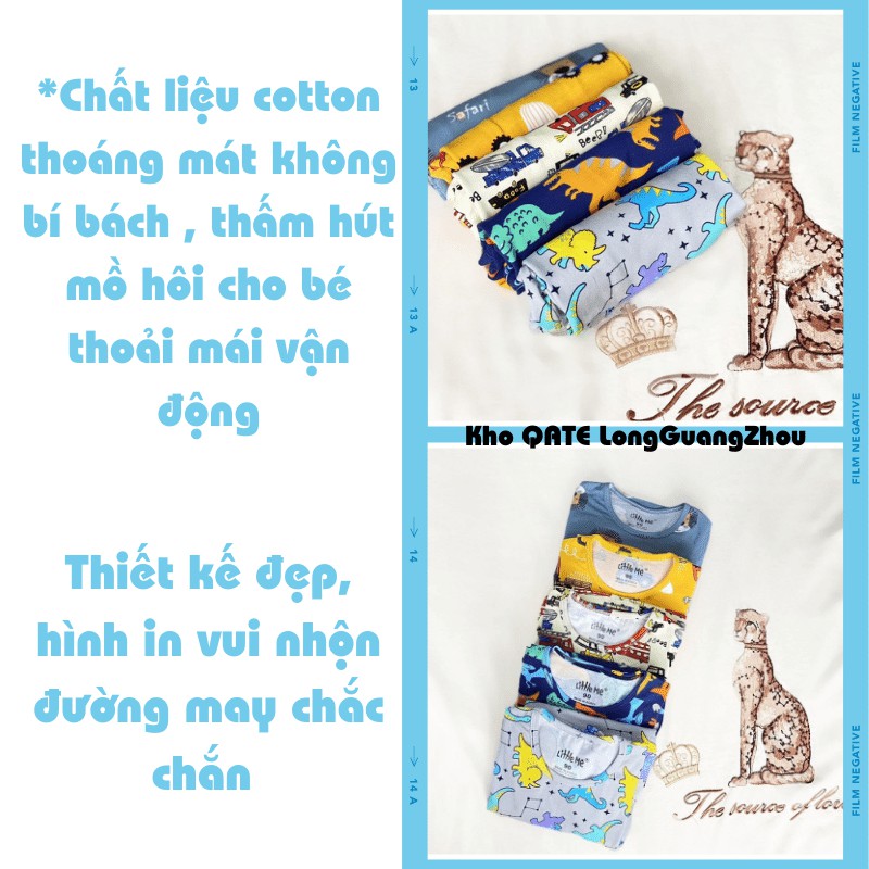 Bộ bé trai Litter Me Hàn quốc Chất liệu cotton co giãn 4 chiều mềm mịn thoải mái cho bé khi mặc, cho bé từ 9-24kg