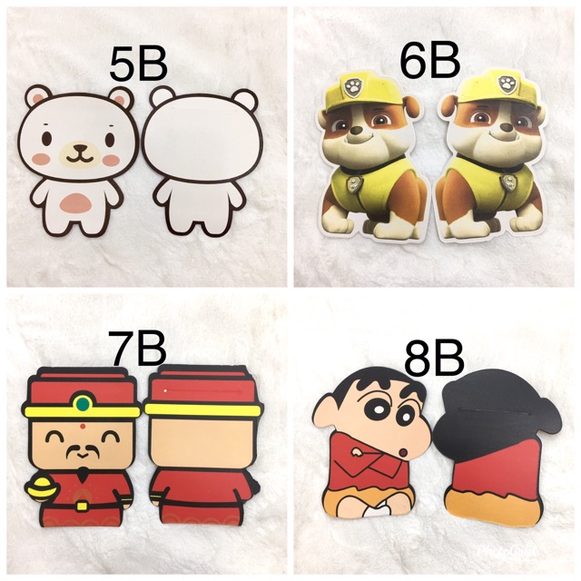 BAO LÌ XÌ CHIBI HOẠT HÌNH 3D HOT TREND TẾT 2021 CÓ SẴN TPHCM MIX TUỲ Ý