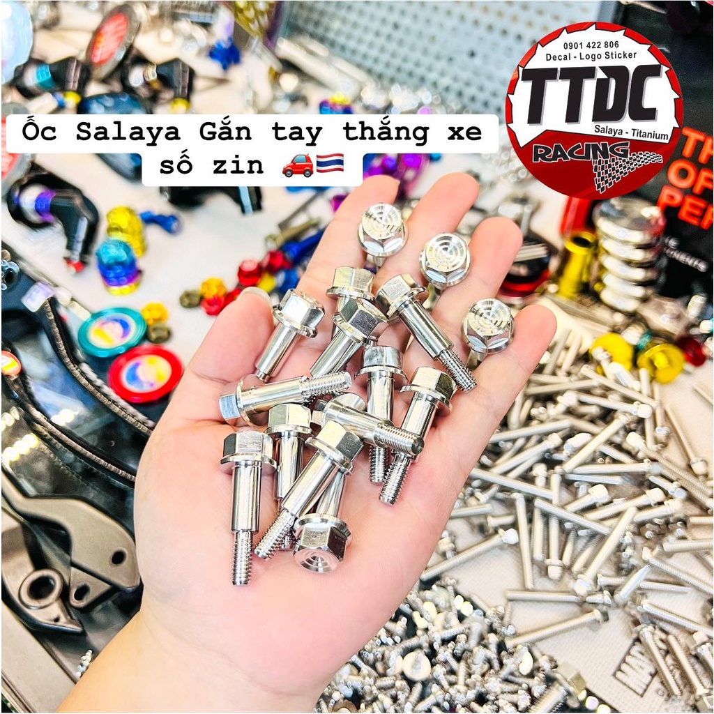 Ốc salaya gắn tay thắng xe số zin mẫu thái trụ v2 🇹🇭