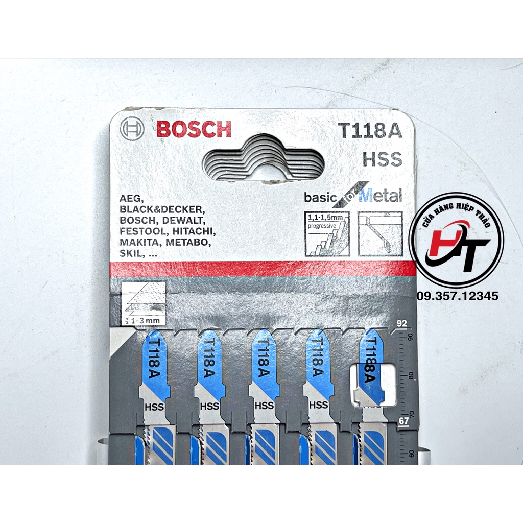 Lưỡi cưa lọng sắt Bosch 118A chính hãng