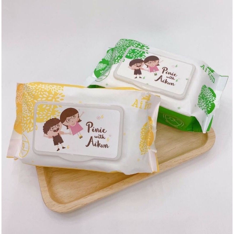 Khăn ướt Aiko - Aikun - Yuniku 100 tờ