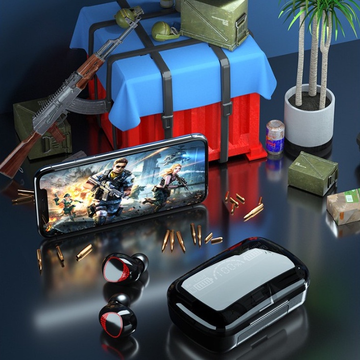 Tai Nghe Bluetooth M10 Phiên Bản Pro Nâng Cấp Pin Trâu, Nút Cảm Ứng Tự Động Kết Nối Chống Nước Chống Ồn