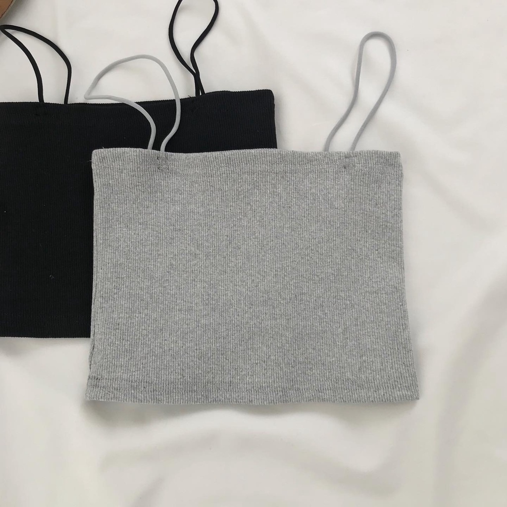 Áo 2 Dây Croptop JEM CLOSET Vải Thun Co Giãn 4 Chiều Thỏa Mái Ôm Body MISY 10279
