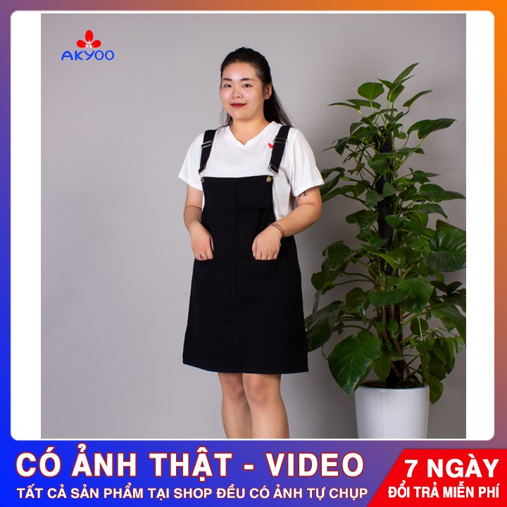 {Nhập mã AKYO10YQ giảm ngay 10k/1sp} YẾM JEAN BIG SIZE NỮ AKYO  60KG - 100KG { Hình thật } | BigBuy360 - bigbuy360.vn