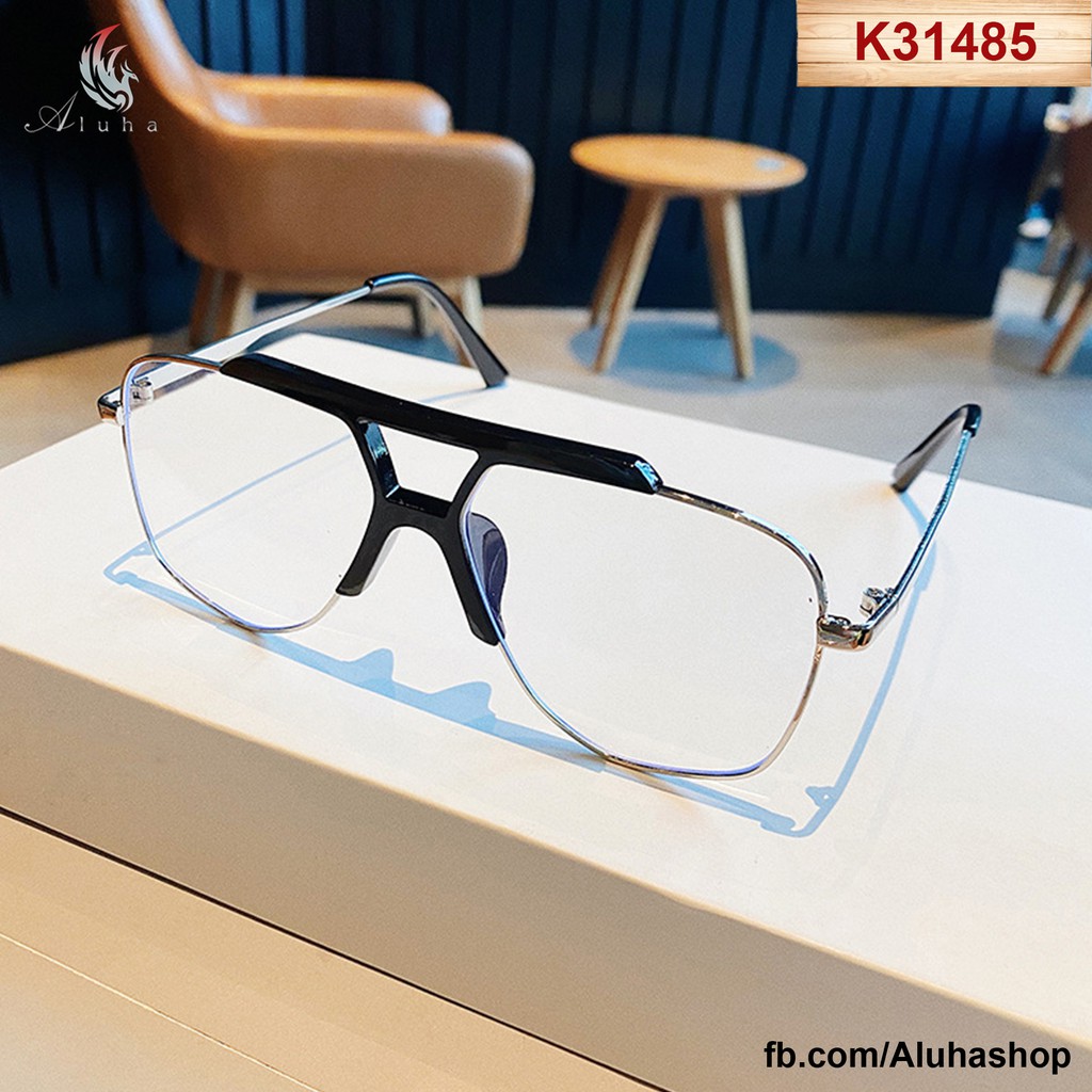 Kính chống ánh sáng xanh cho dân văn phòng, kiểu dáng thời trang hot trend - K31485 - Aluha