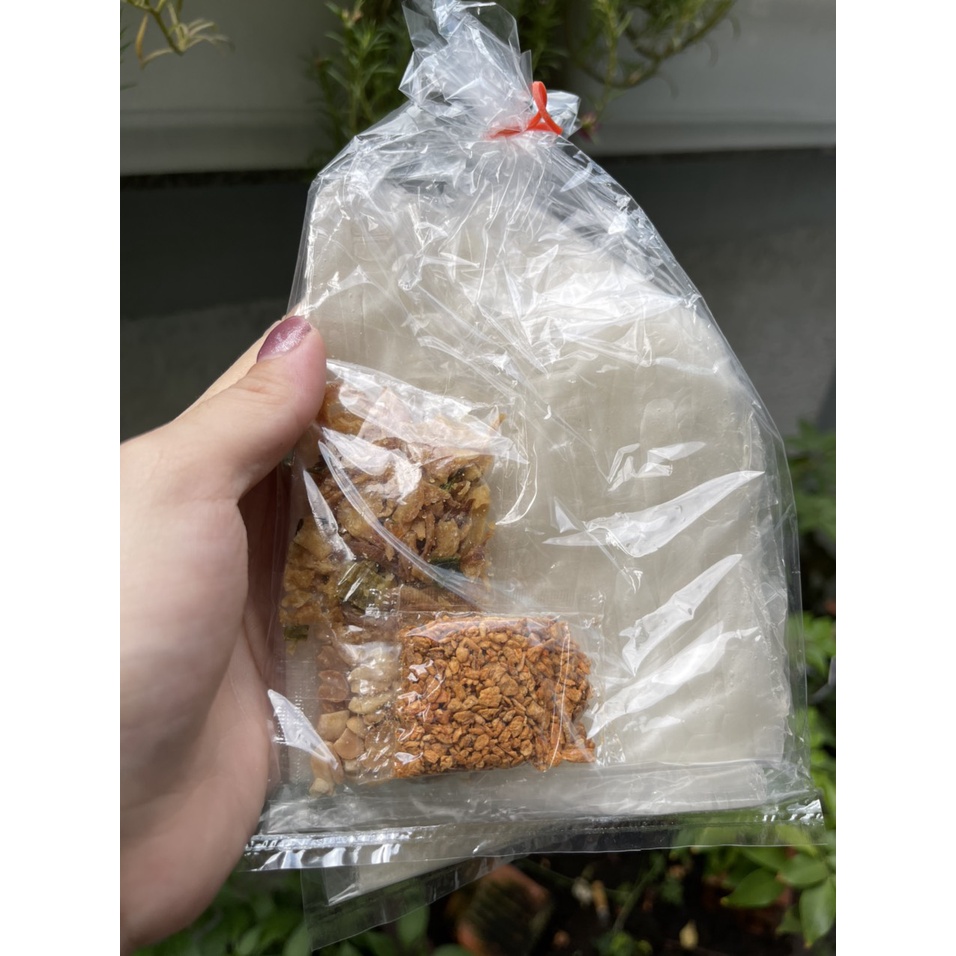 Combo 10 bịch bánh tráng muối tôm hành phi