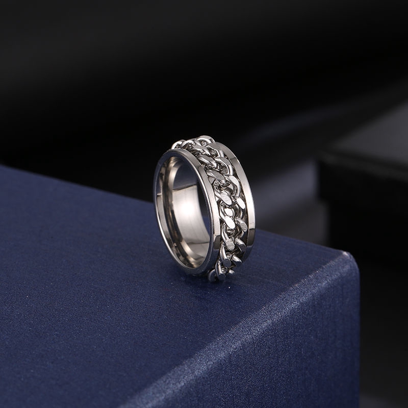 Rotating ring Personality Fashion Wild