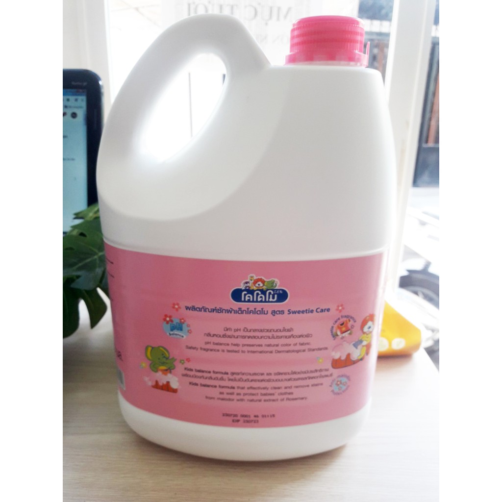 Nước giặt trẻ em KODOMO 3l Thái Lan chính hãng 100%