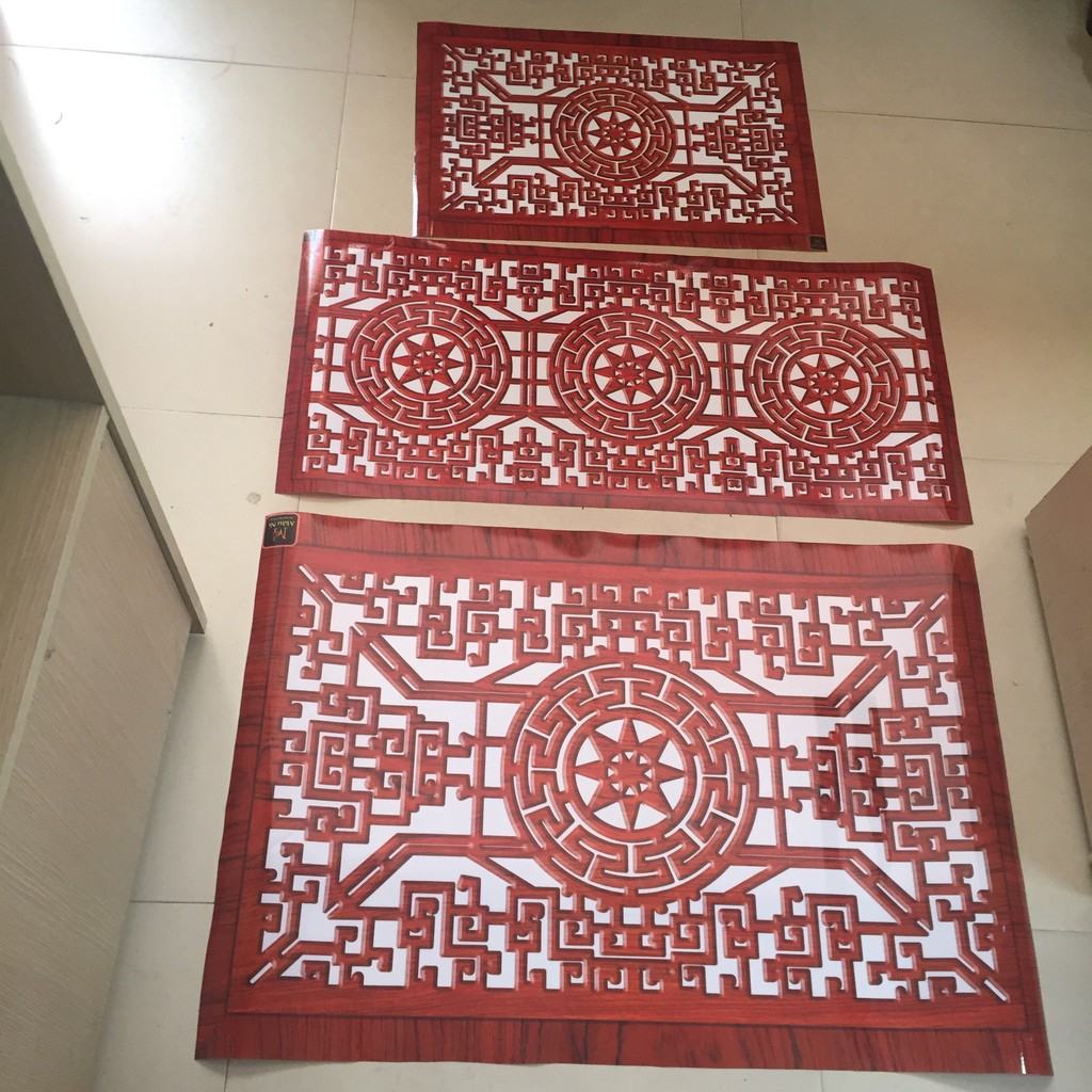 TẤM CHỐNG ÁM KHÓI dán phòng thờ, dán lên trần nhà, không phải khoan, Kích thước 41 x61cm [ Trang trí ông địa ] Cần có