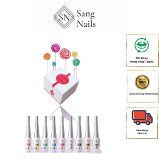 Cọ nét gel BOBO nguyên set 9 chai tiện lợi đủ các màu chuyên dụng vẽ gel cọ nét nail