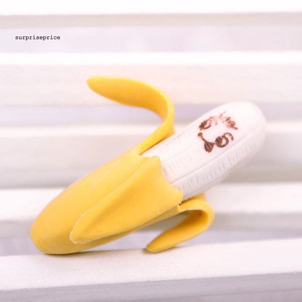 Gôm tẩy bút chì hình quả chuối độc đáo dành cho trẻ em