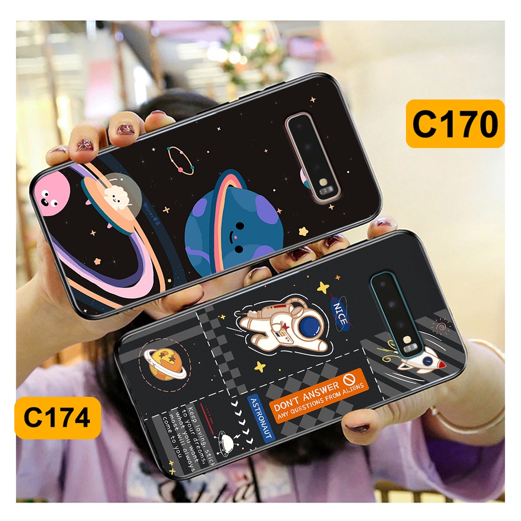 Ốp Samsung S10 - S10 Plus - S10 5G in hình astronaut, phi hành gia vũ trụ hottrend, độc đáo, cá tính.