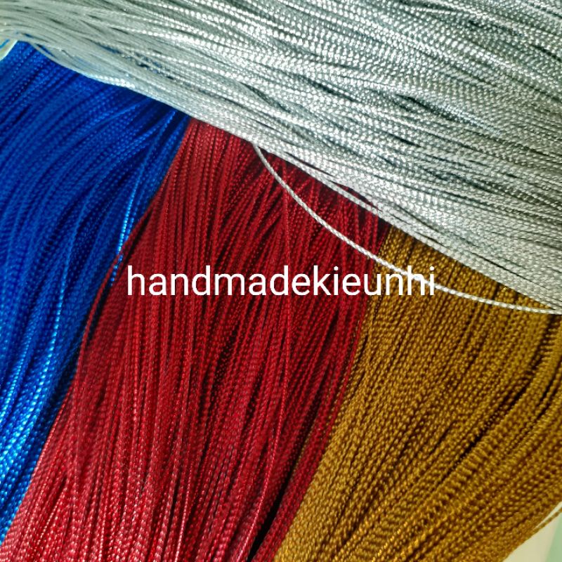 100 mét dây kim tuyến 1mm - Dây gói quà, trang trí giáng sinh , dây treo ảnh, làm handmade