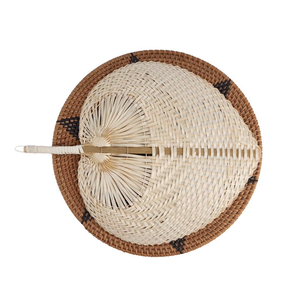 Quạt lá đề màu tự nhiên 3 size 20, 30, 35 cm