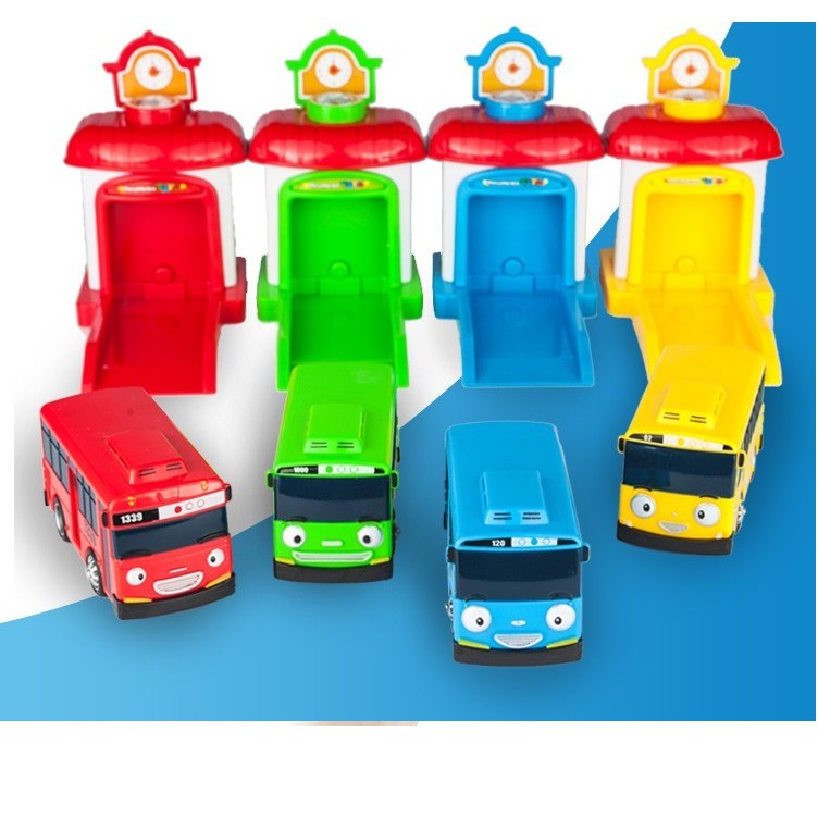 BỘ XE Ô TÔ BUÝT TAYO GỒM 4 NHÀ ĐẨY VÀ 4 XE