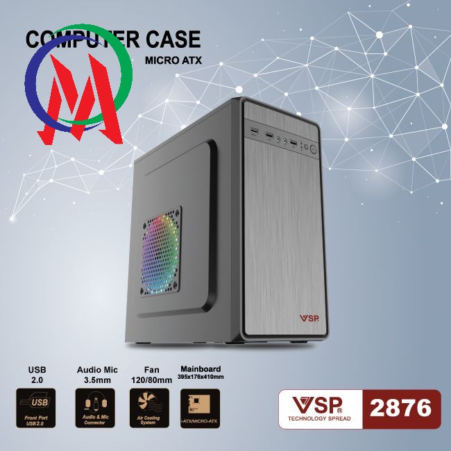 [Giá rẻ hủy diệt] Vỏ Case máy tính VSP 2871/2873 + 2876/2879