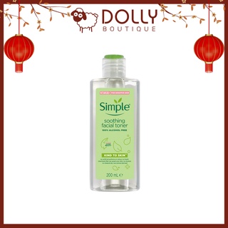 NƯỚC HOA HỒNG SIMPLE SENSITIVE SKIN EXPERTS SOOTHING FACIAL TONER 200ml