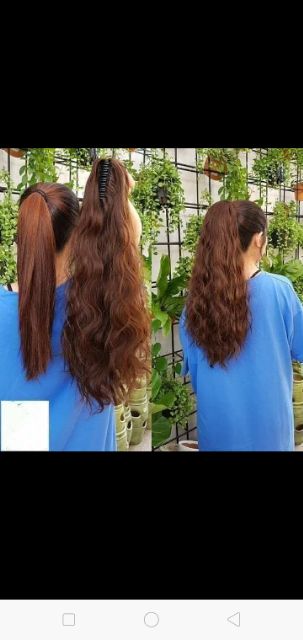 Tóc ngoặm xù hình thật