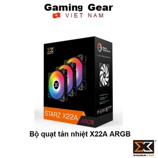 Bộ quạt tản nhiệt XIGMATEK STARZ - X22A ARGB (EN48458) - PACK x3, CONTROLLER