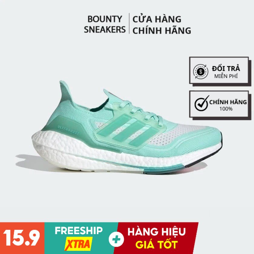 Giày adidas chính hãng Ultra Boost 21 nữ "Clear Mint" Fy0409 - Bounty Sneakers