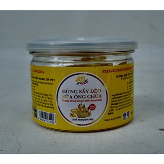 Gừng sấy dẻo sữa ong chúa hũ 50g