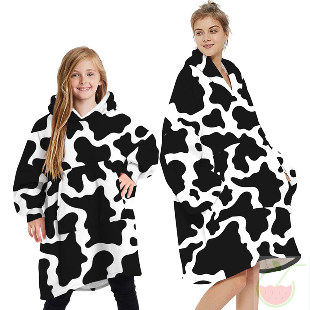 Hchai shop FAST Blanket Hoodie Sweatshirt Oversized TV Blanket Wearable Blanket Super Warm Soft Cozy Fleece Hooded Sweater for Kid/Adult