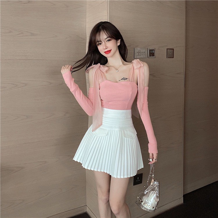 Chân Váy Lưng Cao Xếp Ly Nhỏ Màu Trắng Cao Cấp Loại 1 Freeship,Chân Váy Ngắn Xếp Ly Cao Cấp Quần Trong Dày Dặn Siêu Xinh | BigBuy360 - bigbuy360.vn