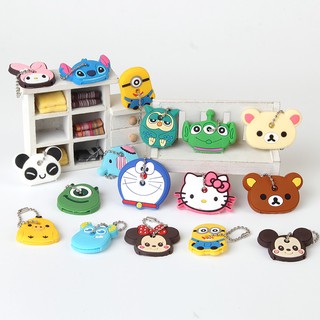 Set 10 móc bọc chìa khóa silicon hình thú