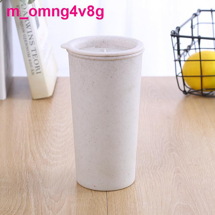 Quảng cáo Cup nhựa Lúa mì tùy chỉnh Cốc thơm tiện dụng Green Wheat Straw Water Nhà sản xuất bán buôn Logo in