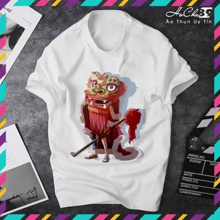 Áo Lân Sư Rồng 01 - Độc Quyền - HoCha89 - Vải Dày Mịn May Dây Cổ Móc Xích Cao Cấp (Có Hình Thật)