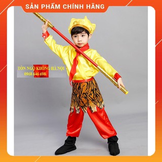 Bộ quần Áo Tôn Ngộ Không trẻ em dễ thương Có Ảnh thật
