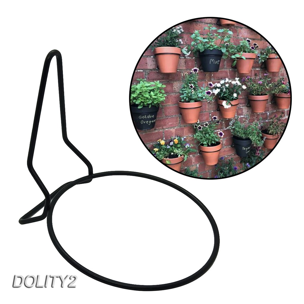 [Dolity2] Giá Đỡ Chậu Cây Gắn Tường 15cm Bằng Sắt