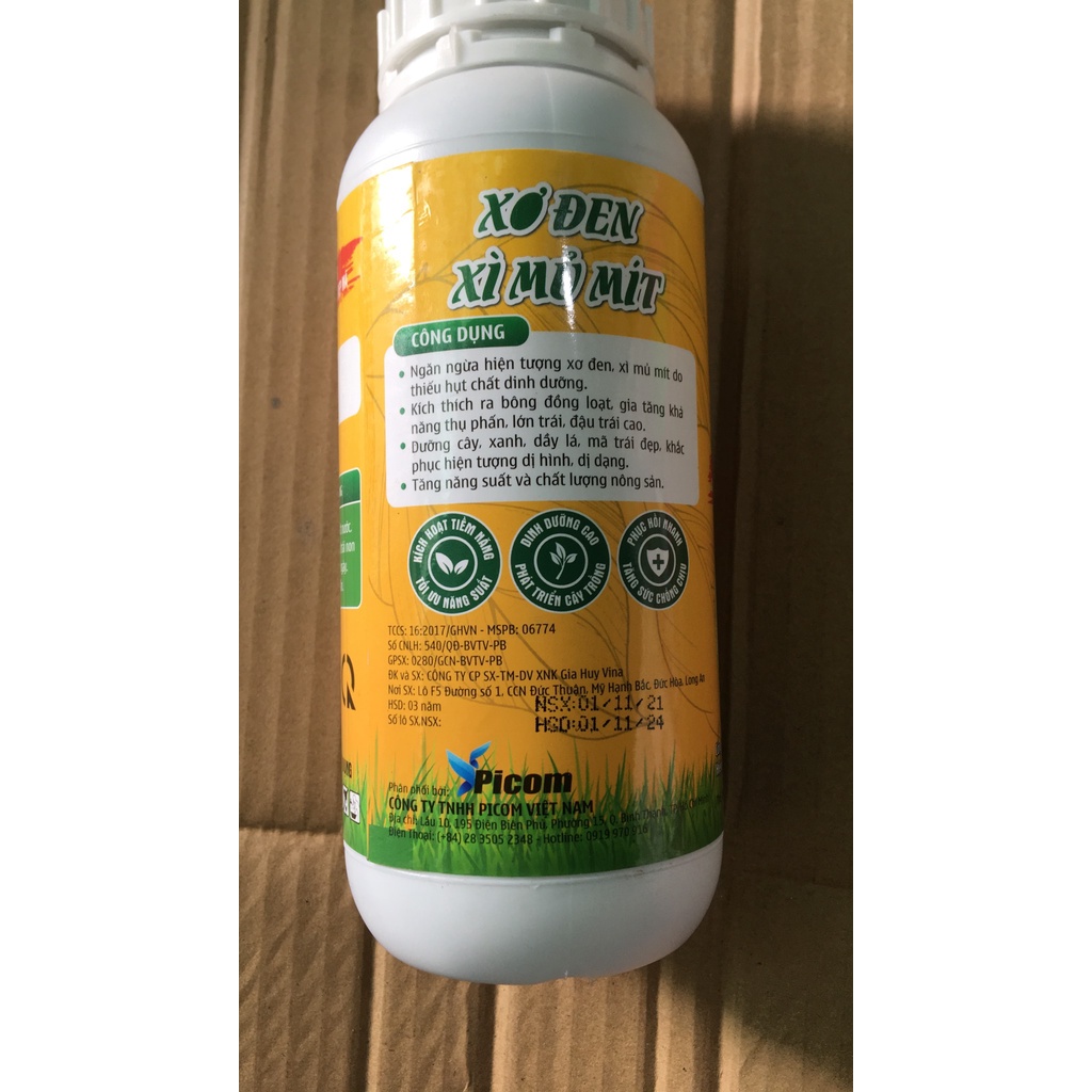 Sản phẩm chống xơ đen xì mủ Mít lọ 500ml