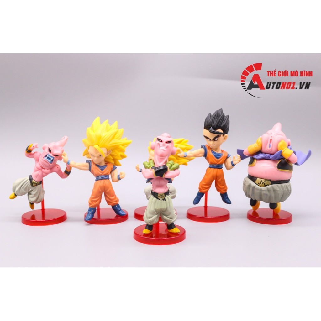 MÔ HÌNH NHÂN VẬT DRAGON BALL SET 6 CON 9CM 6918