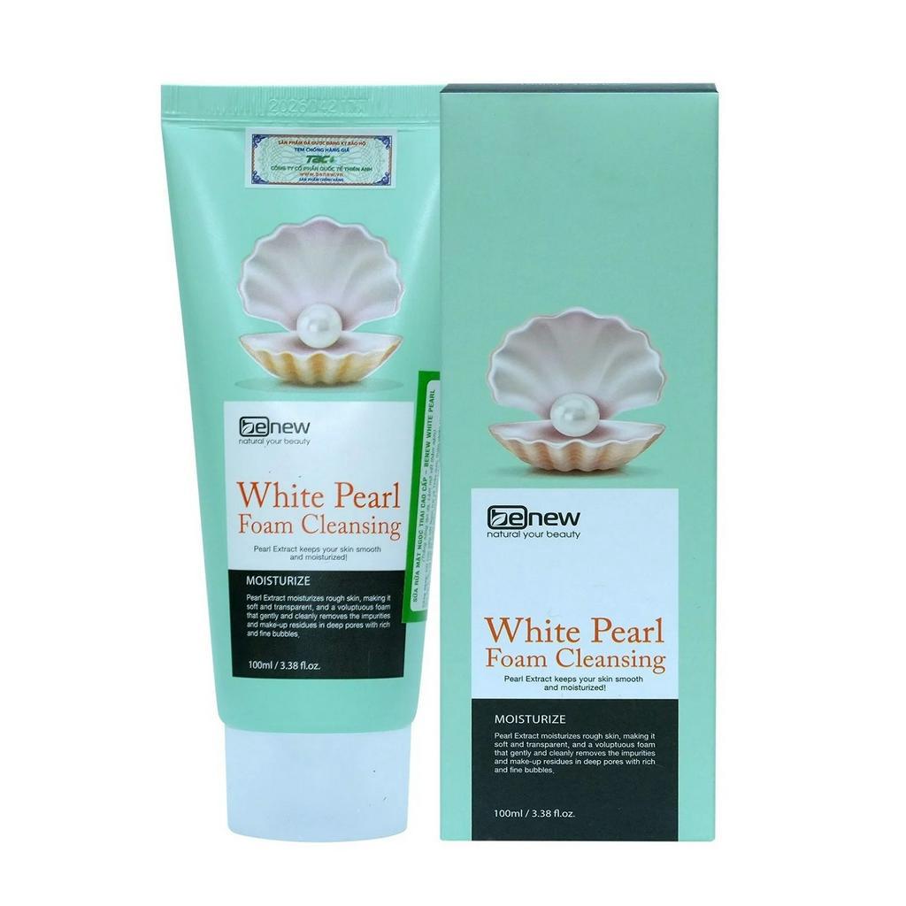Sữa rửa mặt BENEW White Pearl Foam Cleasing 100 ml