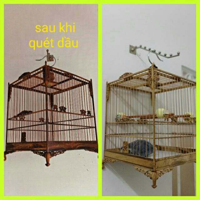 Phụ kiện lồng chim Halosung Dầu quét lồng chim giá siêu hấp dẫn PK12