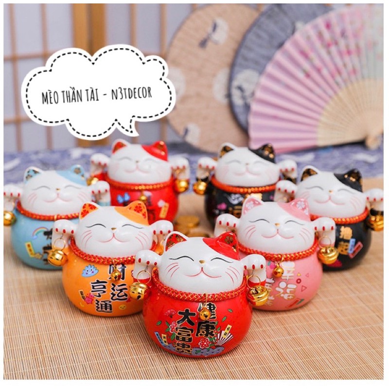 Mèo MAY MẮN makeni neko 🔥 FREESHIP 🔥 D12 x R 10 x C11 cm