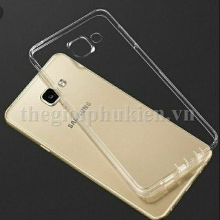 Ốp lưng dẻo silicon samsung A3 2016 siêu mỏng trong suốt(tặng kính cường lực)