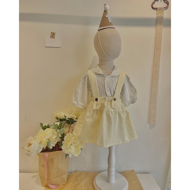 Set áo + váy yếm em bé Nanci room
