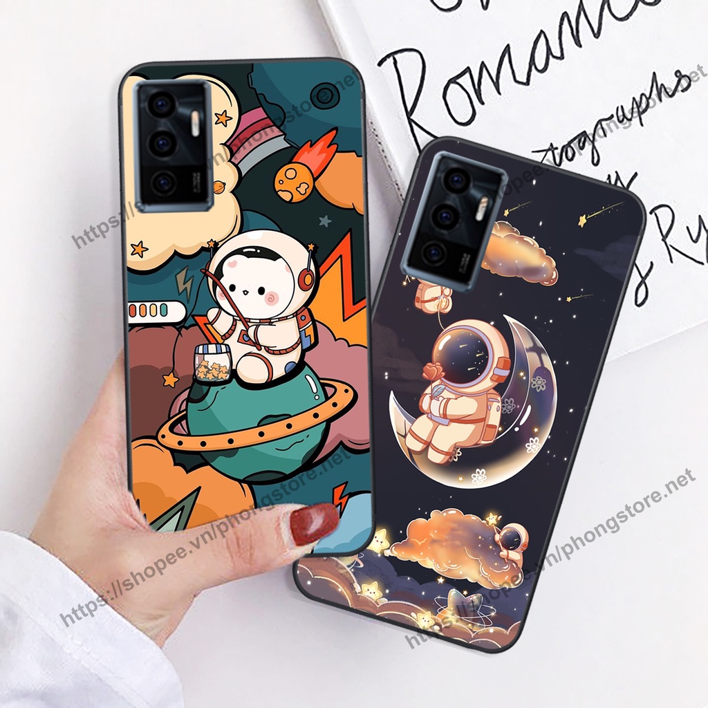 Ốp lưng Vivo V23E - Vivo V23 5G vũ trụ phi hành gia cực hot siêu cute-rẻ-bền