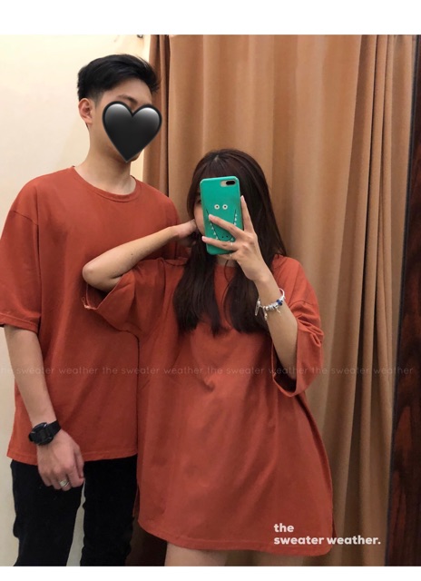 Áo phông trơn oversize, áo thun trơn mặc đôi nam nữ (Ảnh thật) | BigBuy360 - bigbuy360.vn