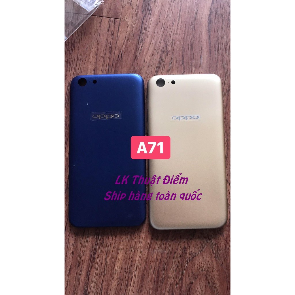 bộ vỏ oppo A71 (gồm lưng, sườn và phím bấm)